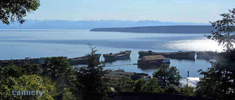 breakwater with ships